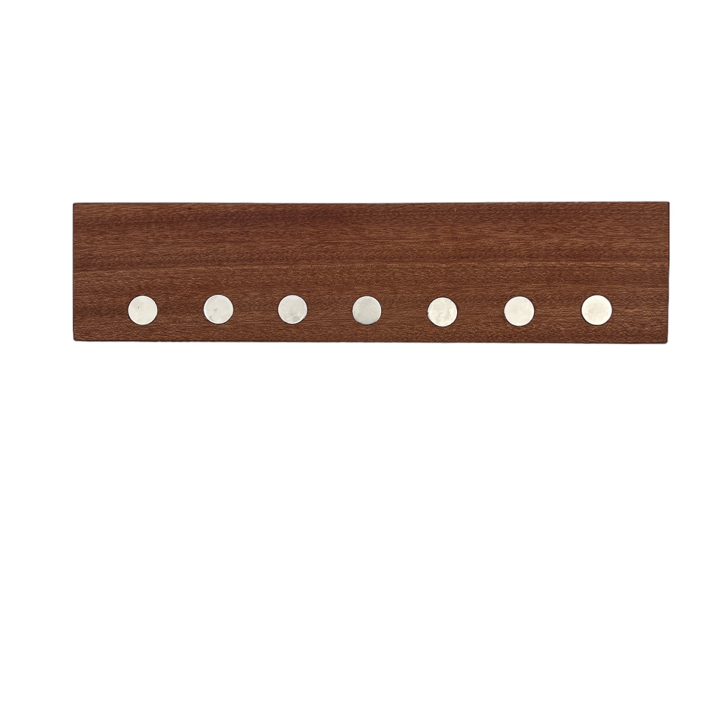HangKey Plankie XL Mahonie - Wandplank - Sleutelplank - Sleutelrek - onderaanzicht